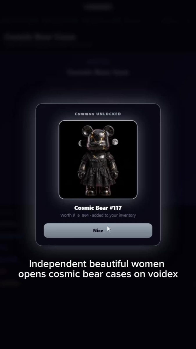 COSMIC BEAR CASES GONE RIGHT ! YAY #voidex #cases #cosmicbears #ilovevoidex #fun #viral duh? #555 #144 #1111