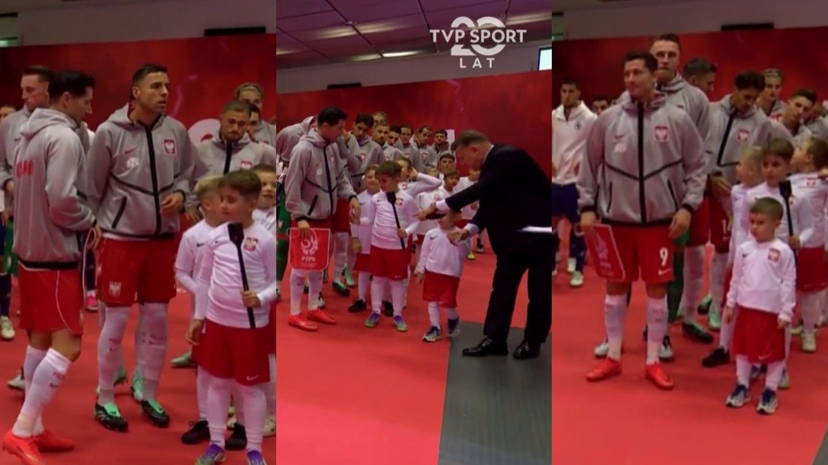 Cezary Kulesza "podmienił" dziecko, które weszło z Robertem Lewandowskim na murawę! Nagranie ZNIKNĘŁO z retransmisji me…