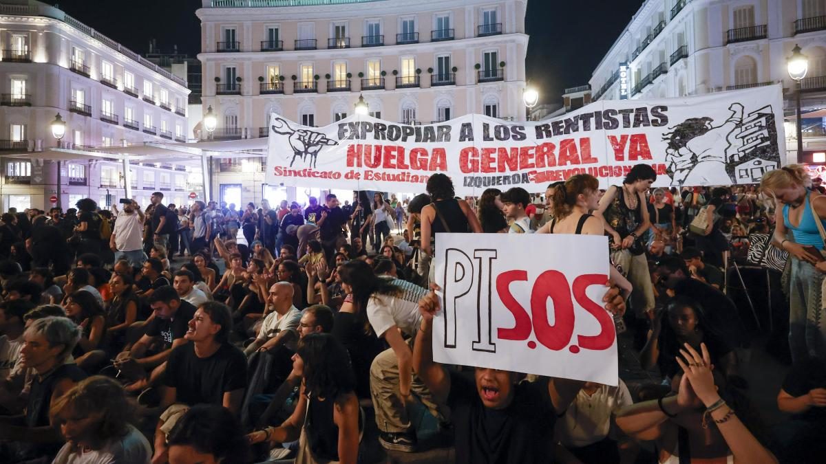 Manifestación en apoyo a Maricarmen en Madrid, en directo