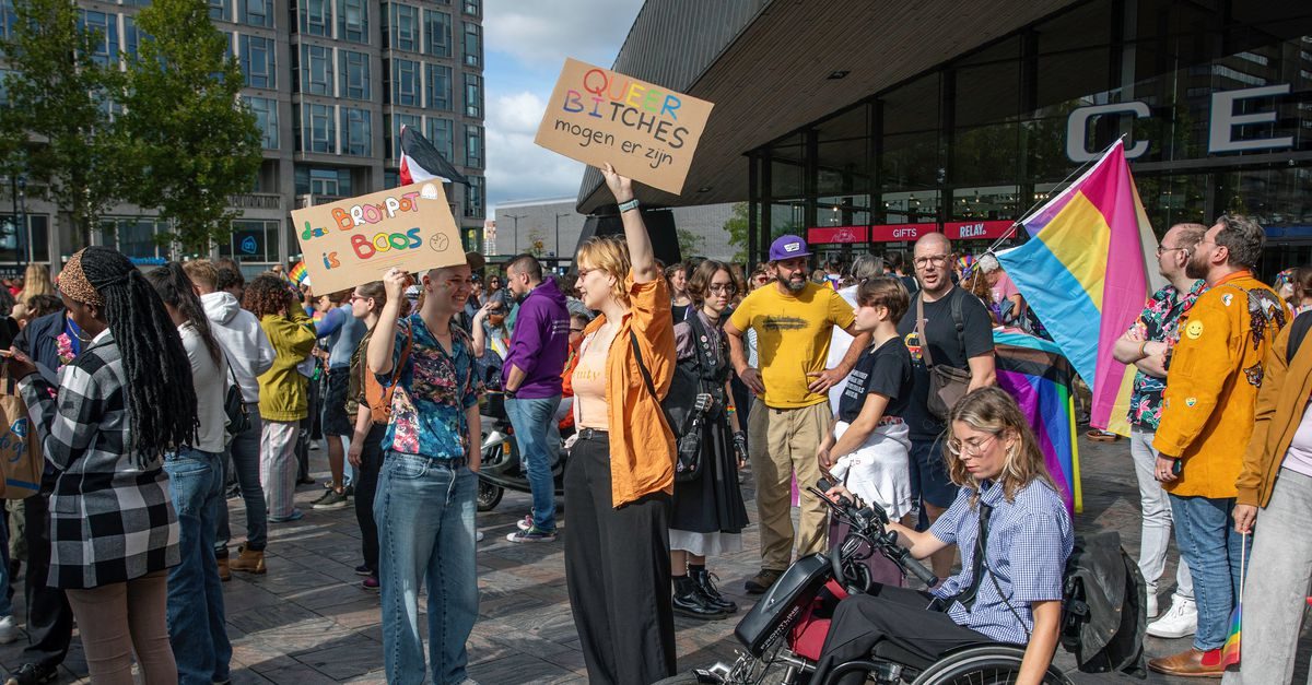 Homoseksualiteit wordt minder geaccepteerd onder jongeren. Veel mensen lopen daarom ‘juist nu’ mee met de Pride Walk