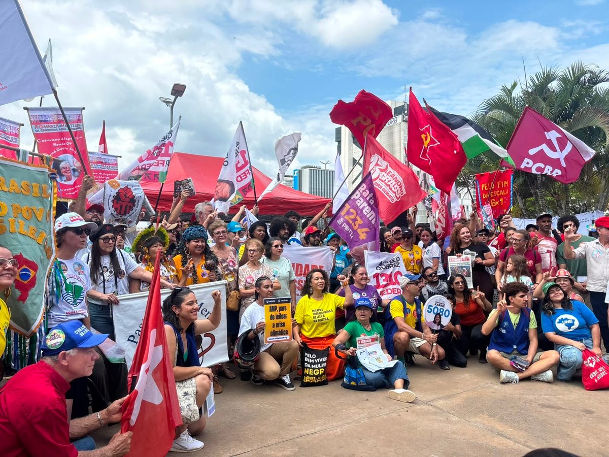 'Grito dos Excluídos': grupos religiosos e movimentos sociais se reúnem em protesto em Brasília