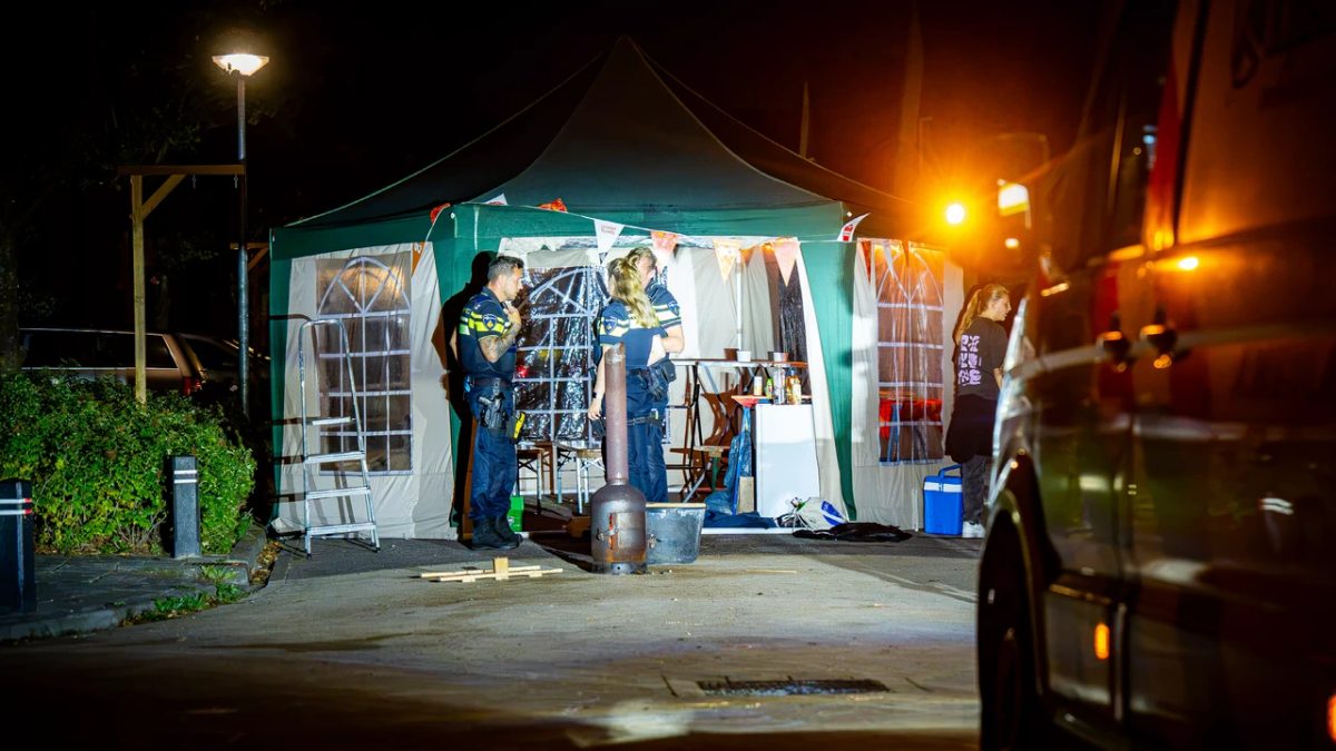 Meerdere gewonden door steekvlam op buurtfeest in De Wilp
