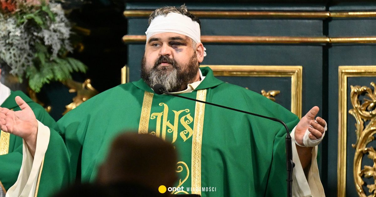 Poruszająca homilia księdza rannego w ataku nożownika. Ma apel do Polaków