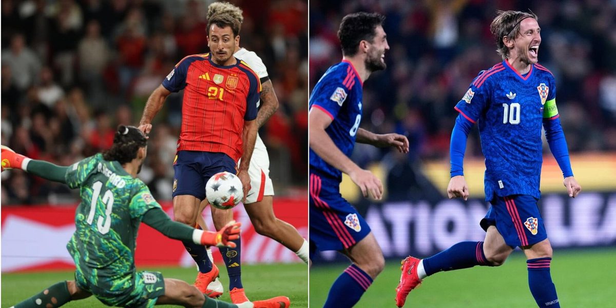 Spagna show, tre gol all'Inghilterra. Festa Croazia con Modric