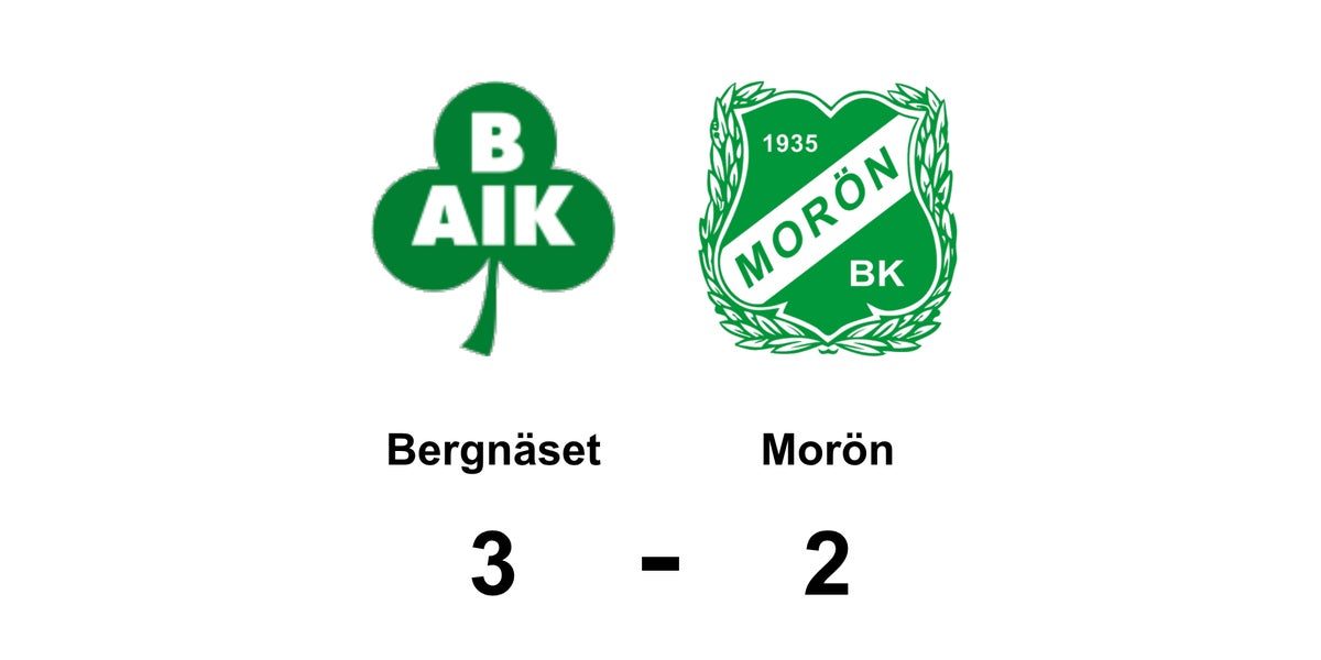 Froms dubbel bakom Bergnäsets seger