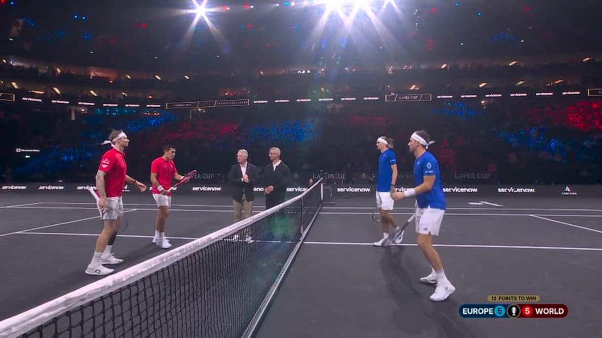 Laver Cup, Zverev/Ruud battono Nakashima/Bublik in due set