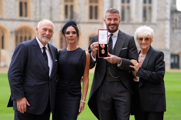 David Beckham shows down to earth side at East London pie and mash shop