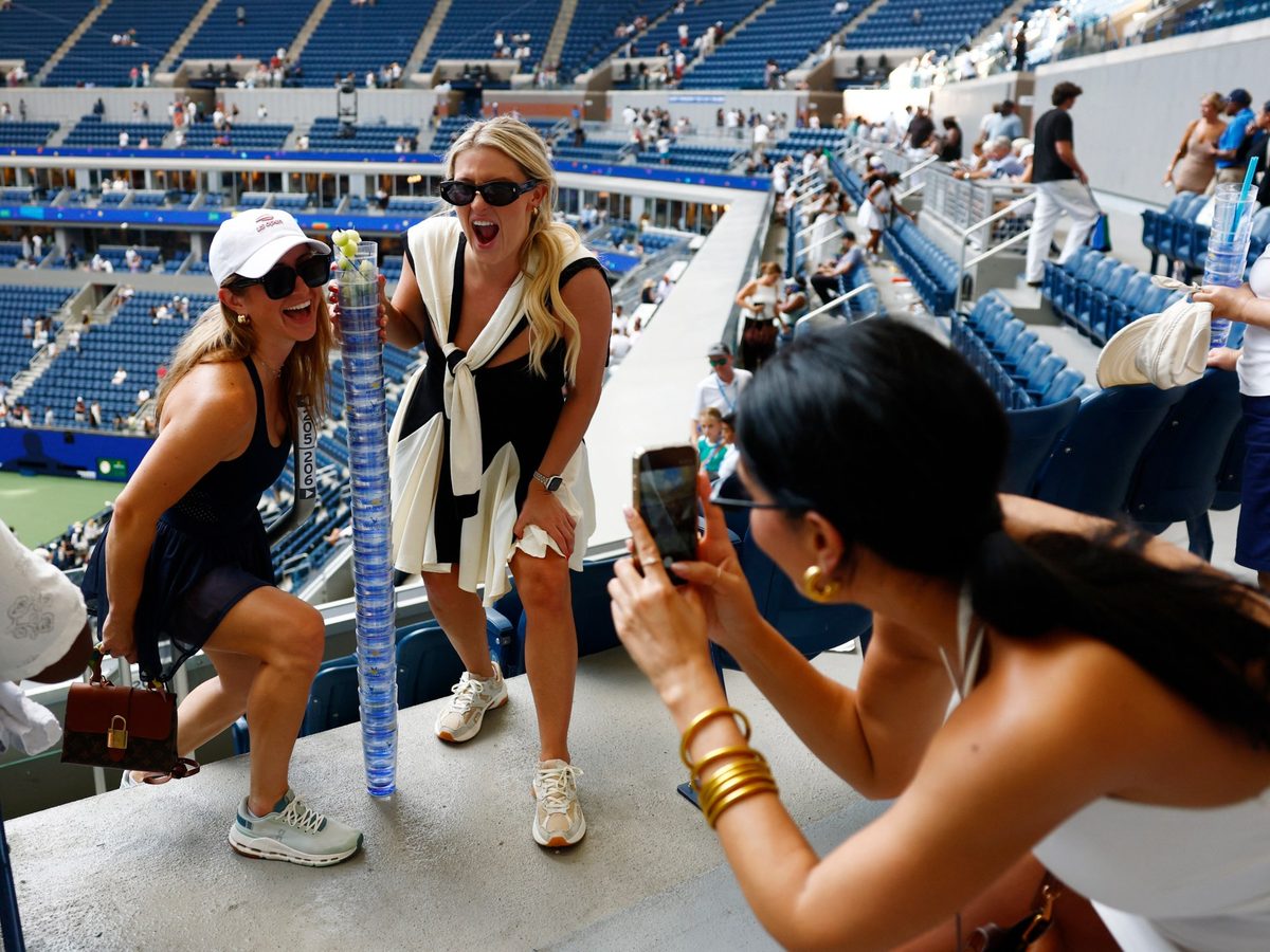 Lights, camera, action: Irksome influencers at the US Open are here to stay