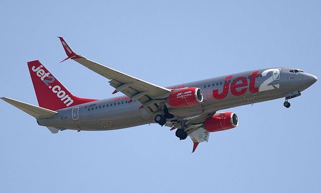 British holidaymakers are evacuated from Jet2 flight when passenger says they have bomb in their luggage before flight…