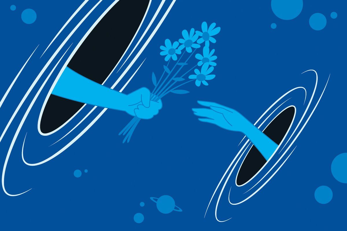 ‘Odd couple’ black holes can find each other in space