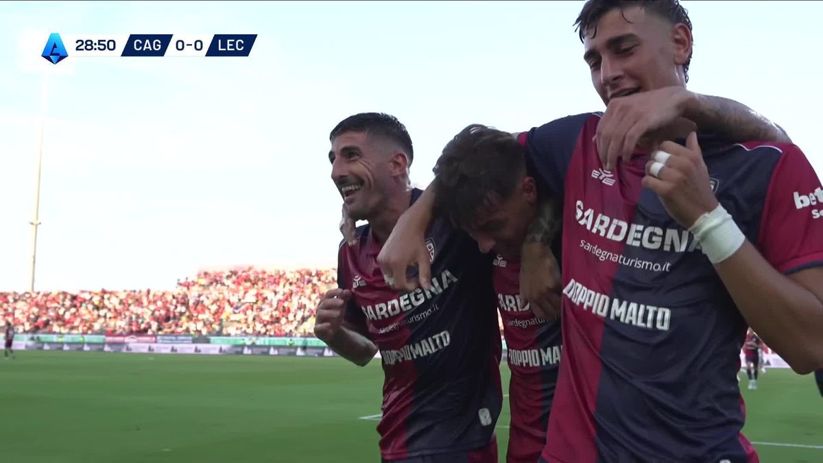 Daniel Maldini med mål mot Lecce