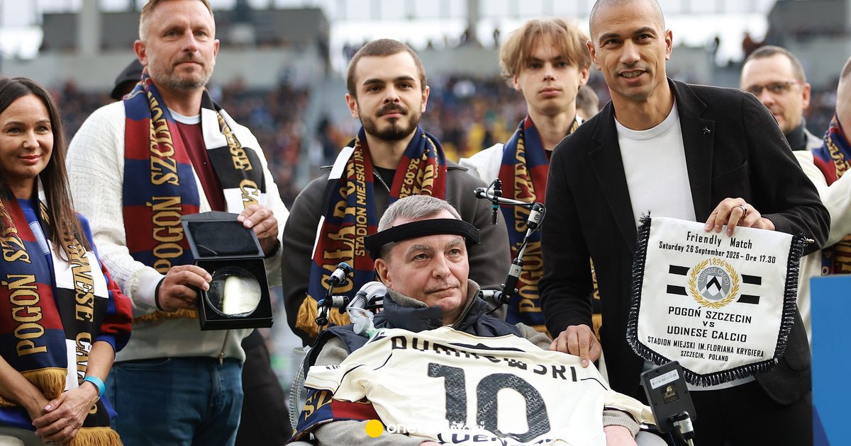 Pogoń zagrała z Udinese dla Roberta Dymkowskiego. Dochód z meczu trafi na leczenie legendy klubu