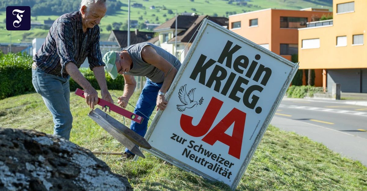 Abstimmung zur Neutralität: „Die Schweiz leidet unter einem Asterix-Syndrom“