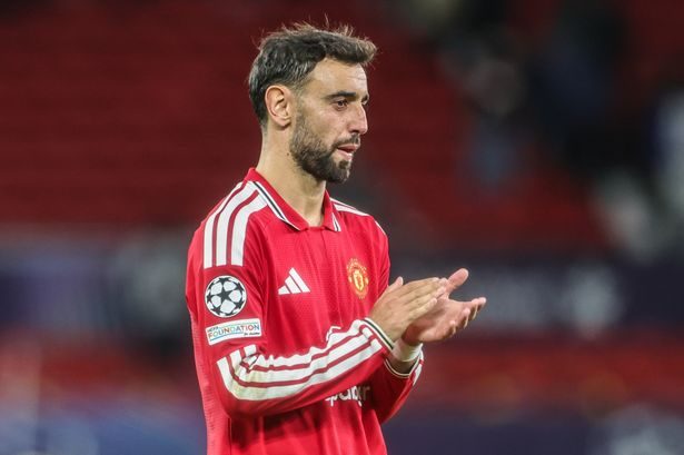 Michael Carrick makes Bruno Fernandes promise as Man Utd star spotted limping