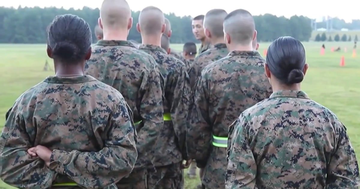 New data shows most women in the Marines passing toughened fitness tests for combat roles