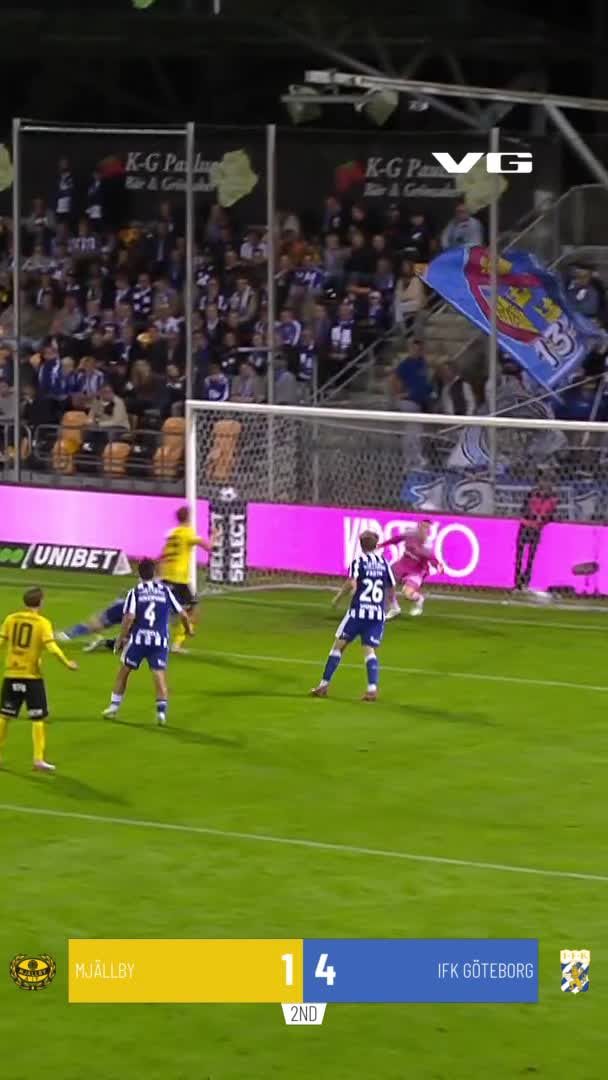 1-4: Lindberg, Mjällby