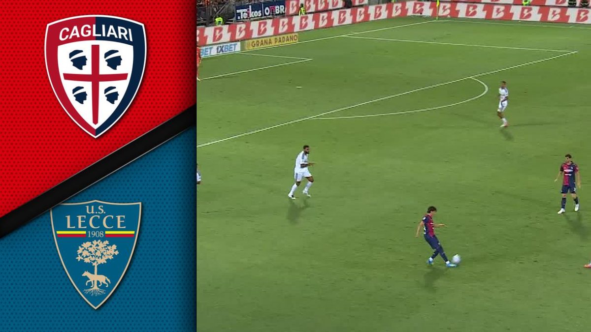 Se høydepunktene fra Cagliari - Lecce