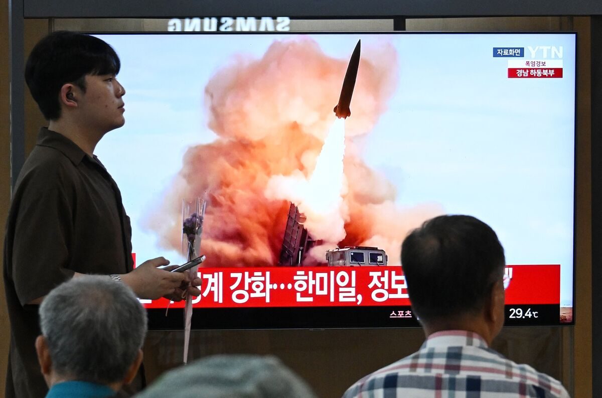 North Korea Fires Multiple Short-Range Ballistic Missiles