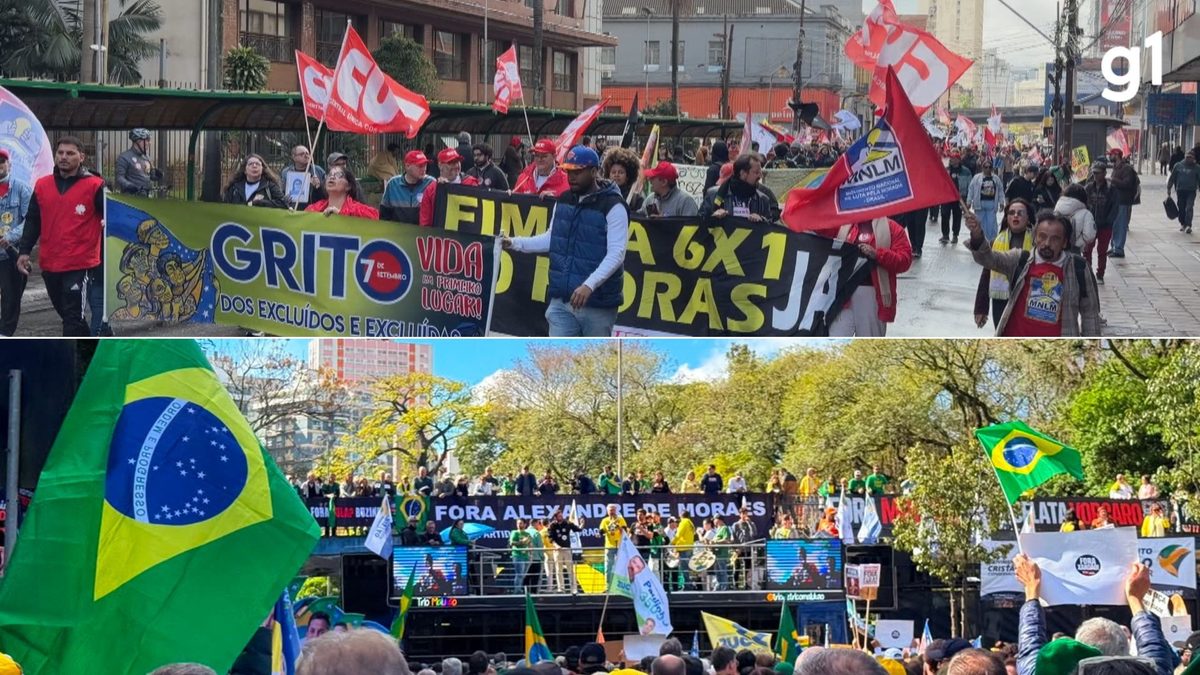 Atos no 7 de Setembro levam reivindicações sociais e protestos políticos às ruas de Porto Alegre