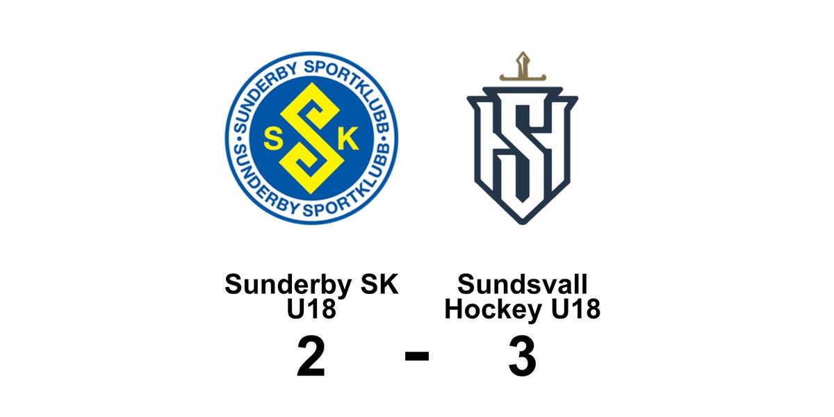 Förlust efter straffar för Sunderby SK U18 mot Sundsvall Hockey U18