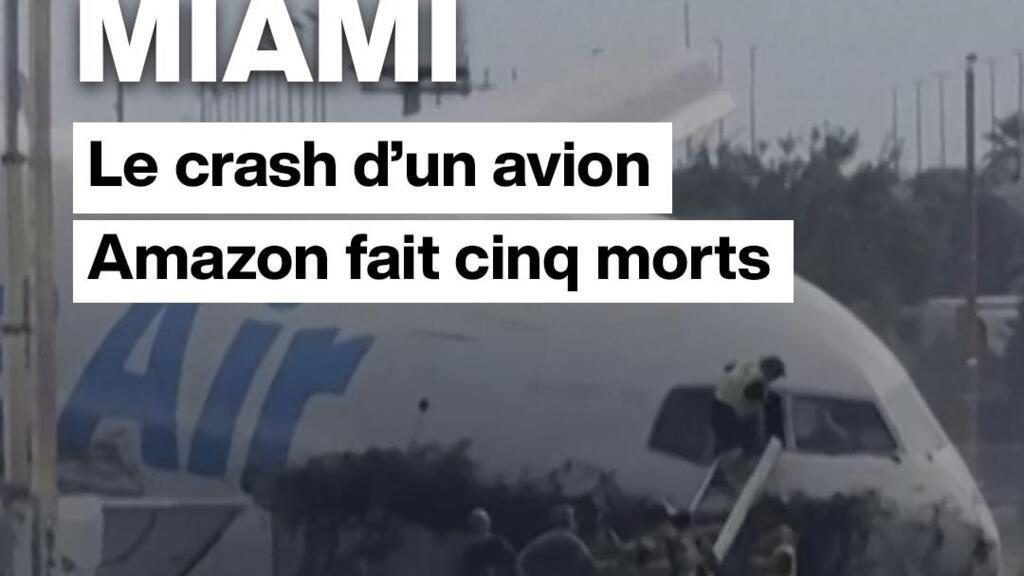 Le crash d’un avion-cargo à Miami fait cinq morts