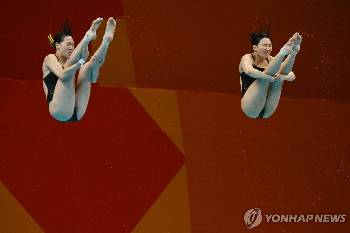 [아시안게임] 다이빙 여자 싱크로 스프링보드 은…남자 싱크로 플랫폼은 동(종합)