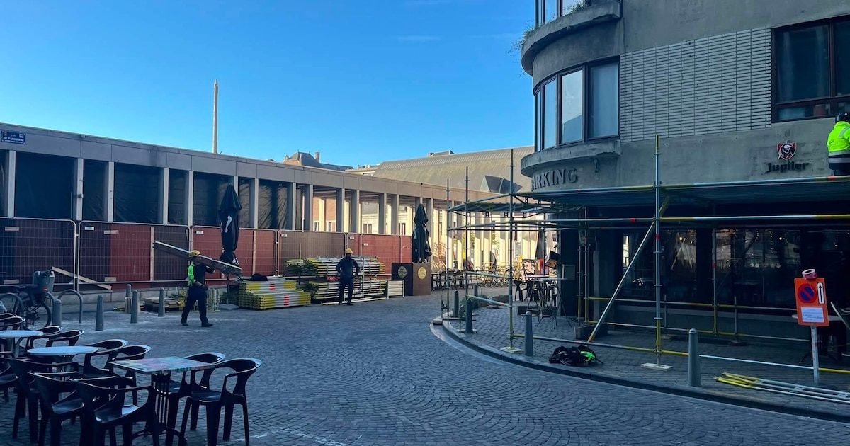 Liège: après de multiples travaux près de la Cité administrative, la Brasserie du Parking fait face à un nouveau chanti…