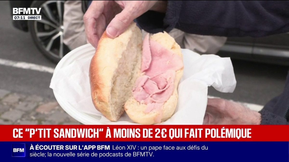 "Les sandwichs du pauvre", "un quignon"... Le "Ptit sandwich" de Marie Blachère à moins de deux euros qui fait polémique