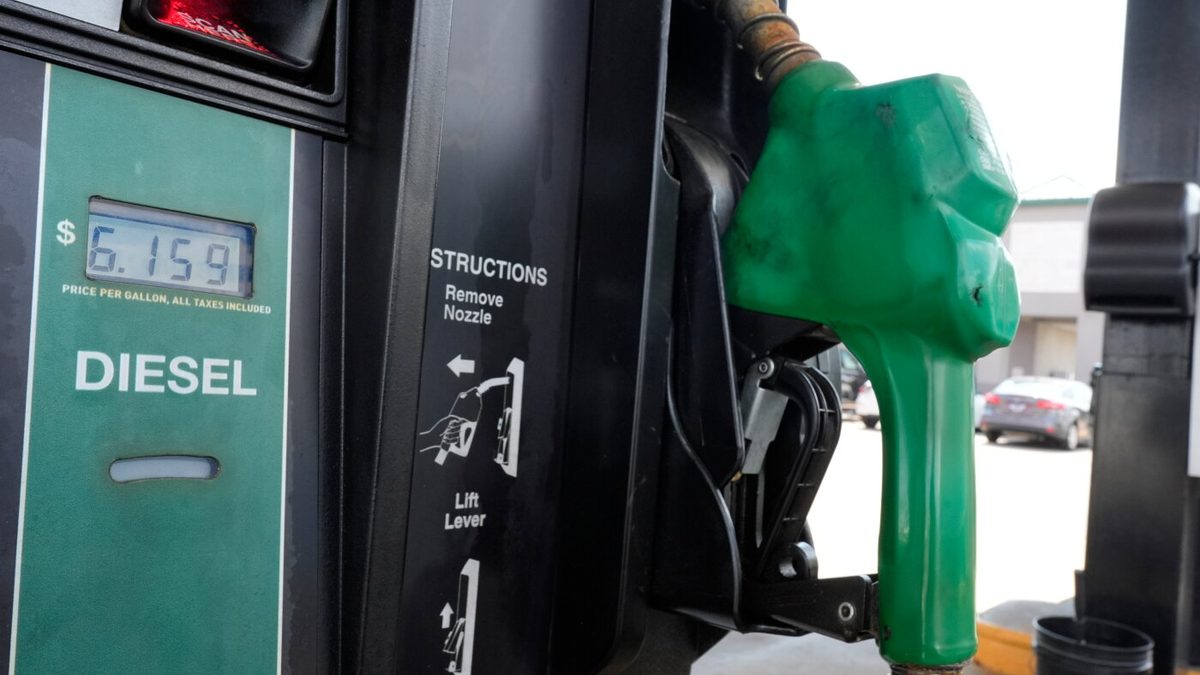 US diesel prices soar past $6 a gallon, deepening strain for hauling everyday goods