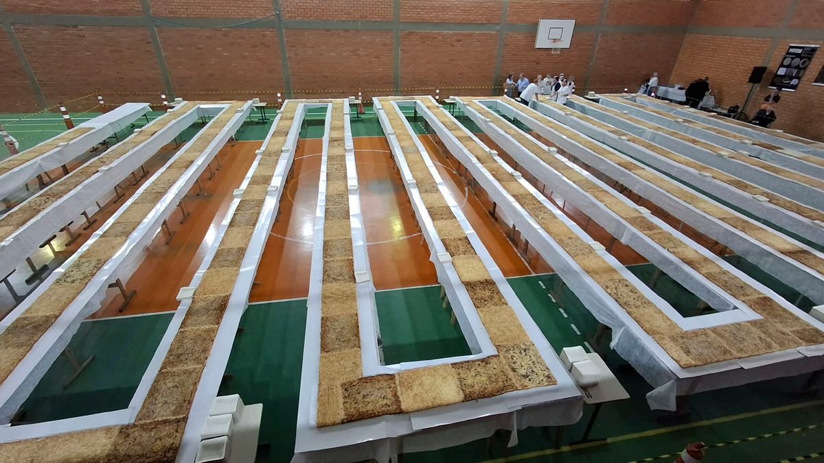 Cuca de 202 metros e 1,6 tonelada feita em SC quebra recorde de maior do Brasil