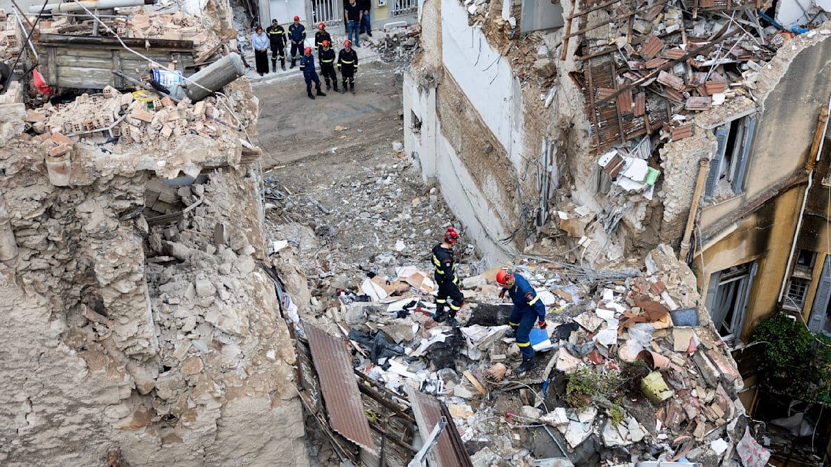 Explosion tötet vier Touristen in Athener Altstadt