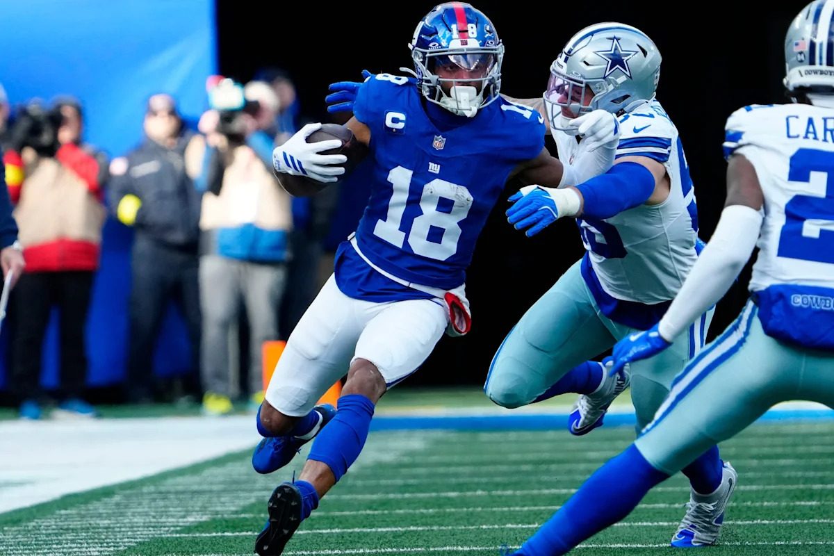 Giants release WR Darius Slayton who signed $36 million deal in 2025