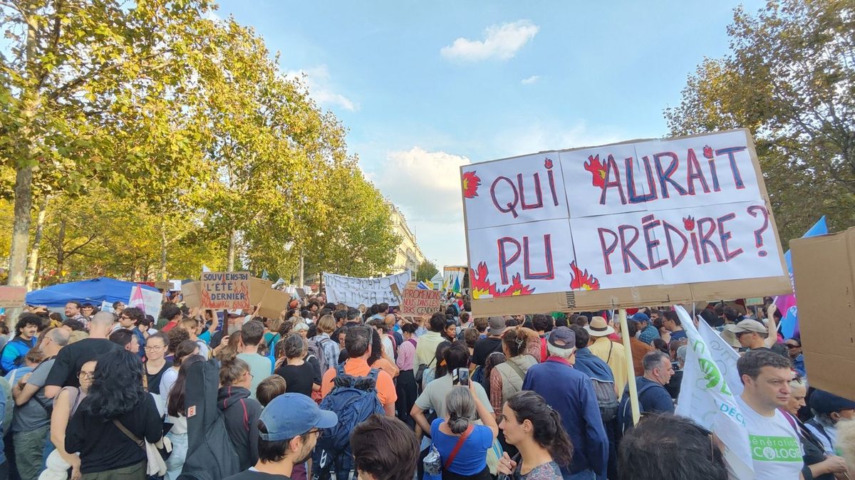 "Prendre des décisions qui bougent enfin" : à Paris, des milliers de manifestants rassemblés pour demander des mesures…