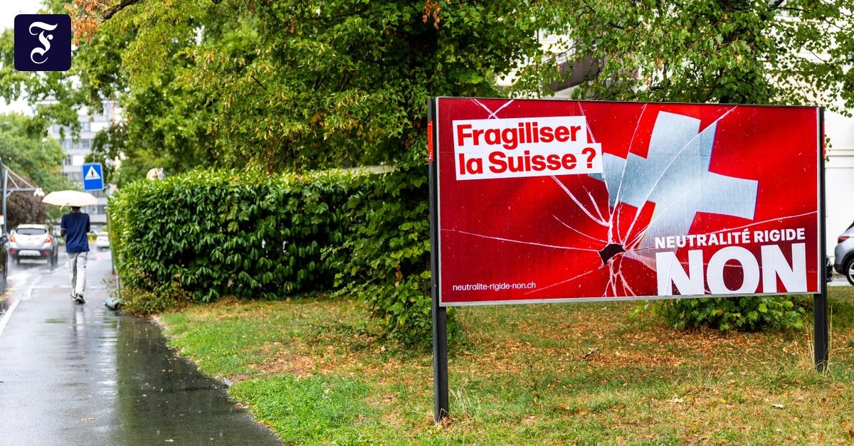 Volksinitiative: Schweizer lehnen strengere Auslegung der Neutralität ab