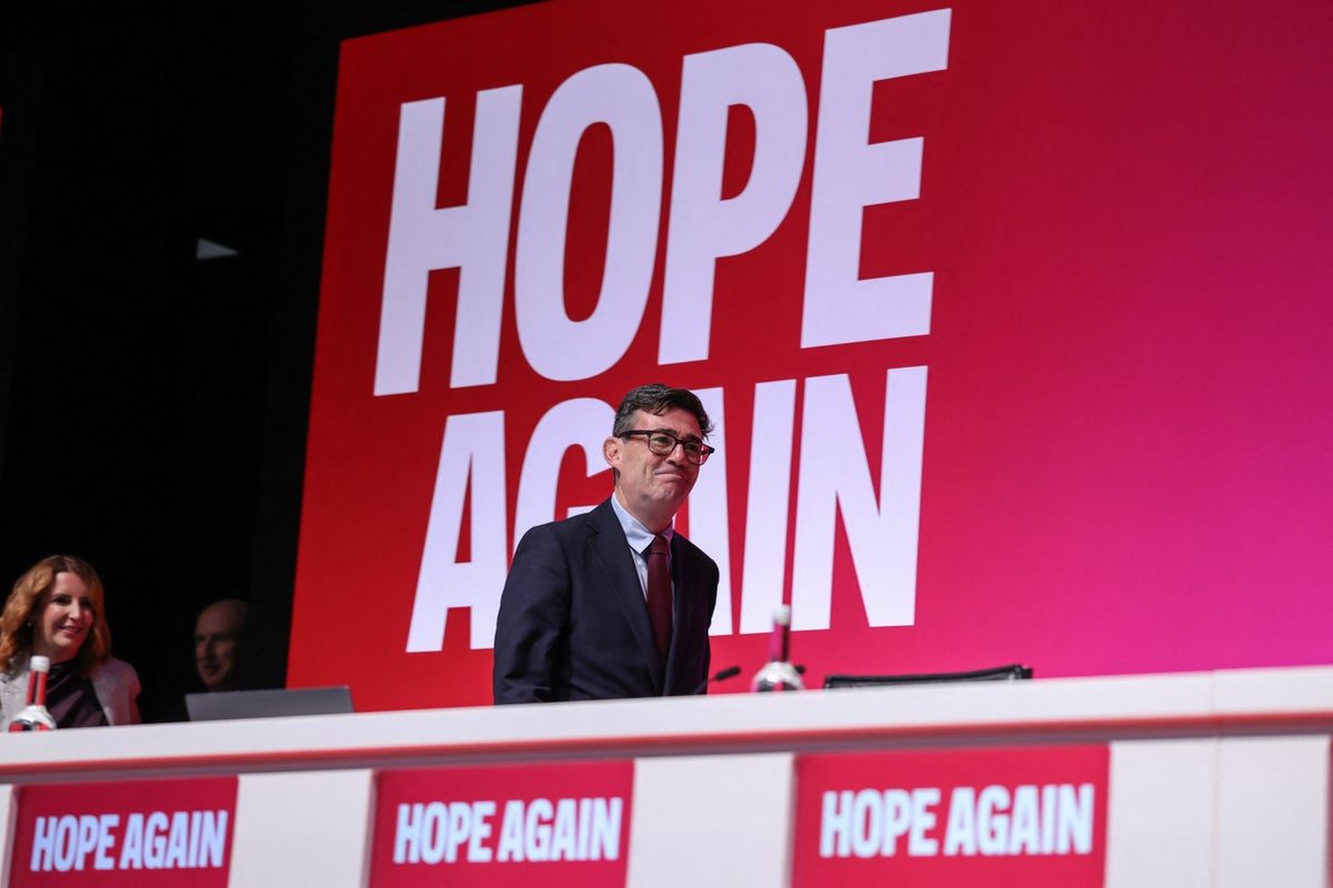 Labour conference live: Burnham says UK ‘needs to draw line’ on Brexit as he arrives for first time as leader