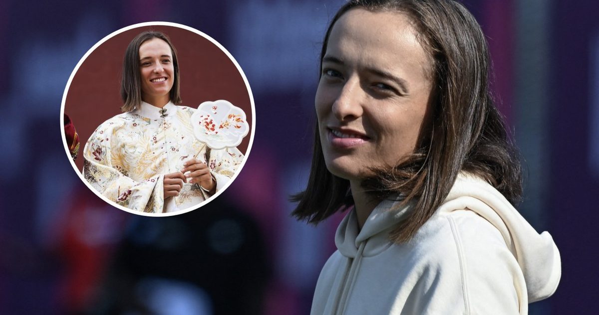 Świątek zwiedza Chiny przed startem turnieju w Pekinie. I to w jakim stroju