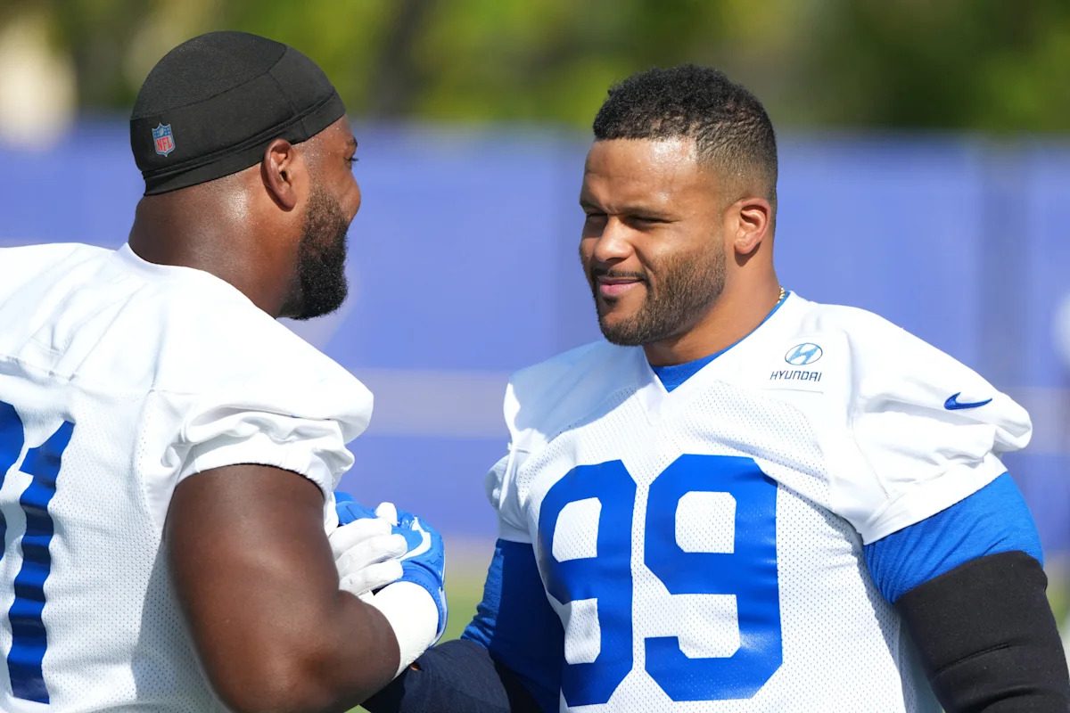 Aaron Donald felt 'rusty' in practice but Kobie Turner was still impressed