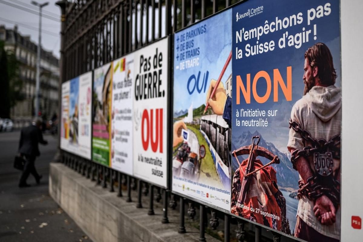 Neutralité « pour ou contre Poutine » ? Les Suisses rejettent une proposition attaquée comme prorusse