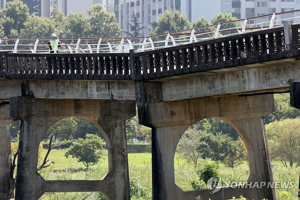 광주 옛 산동교 상판 추가 변형 신고…북구 점검 나서