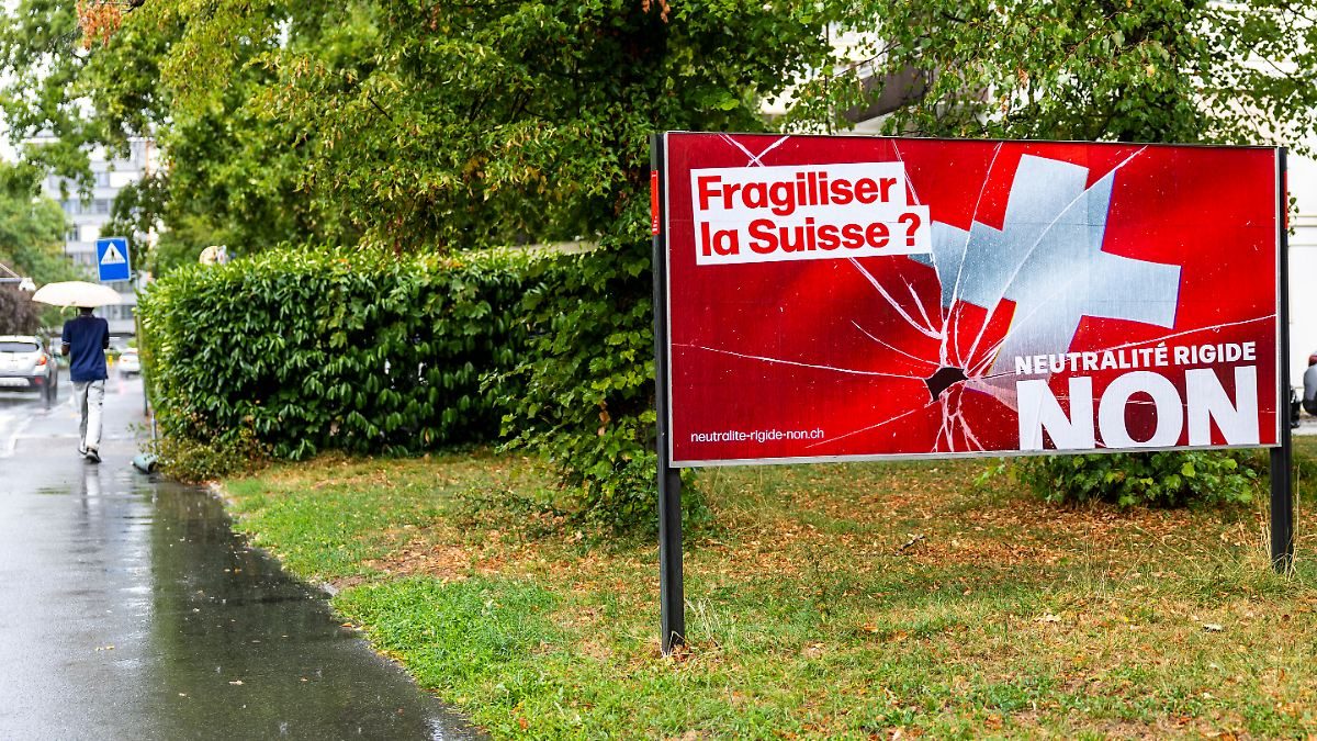 Klare Mehrheit gegen Initiative: Schweizer sprechen sich gegen strengere Neutralität aus