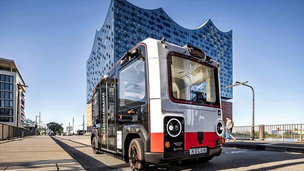 Holon-Shuttles sollen 2027 Fahrgäste in Hessen autonom befördern