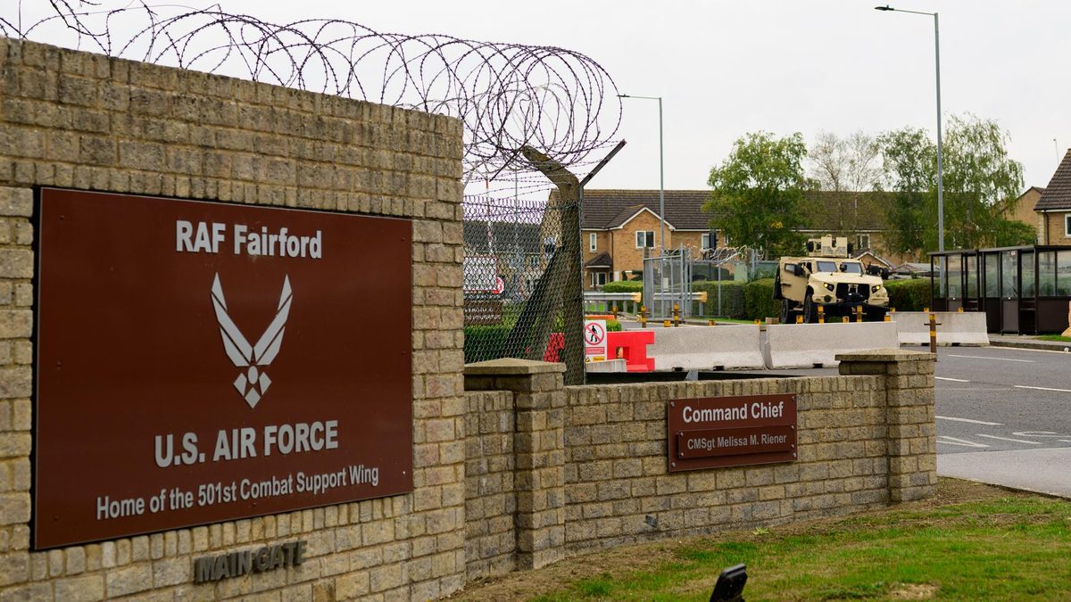 « Incident majeur » près d’une base utilisée par l’US Air Force au Royaume-Uni : ce que l’on sait