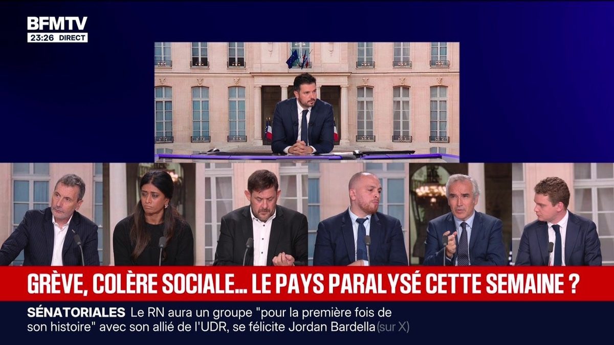 Grèves, colère sociale... la crainte d'un "mardi noir" - 27/09