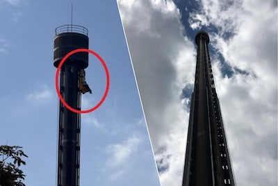 Opnieuw bezoekers vast in ‘Dalton Terror’ in Walibi: slachtoffers zitten uur vast op 70 meter hoogte