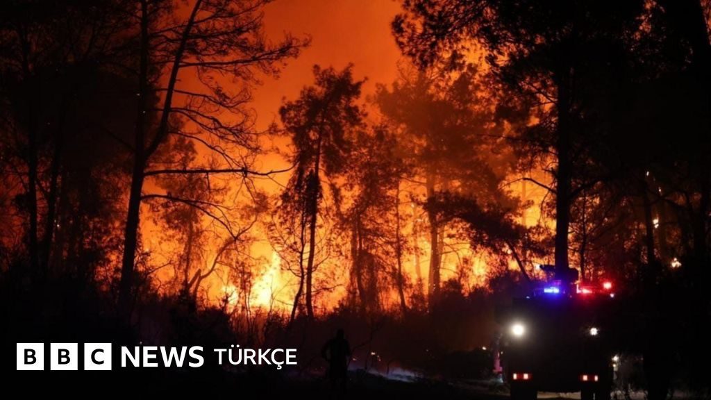Antalya Aksu'daki orman yangını kontrol altına alınmaya çalışılıyor