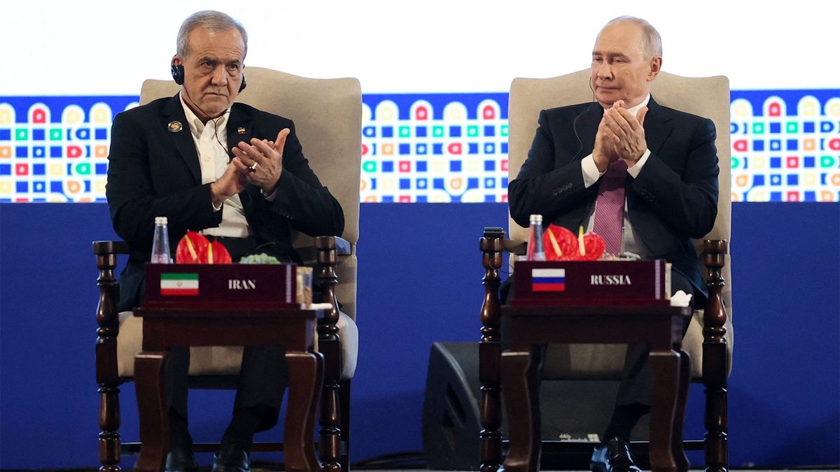 Putin and Pezeshkian call out US dominance ahead of BRICS