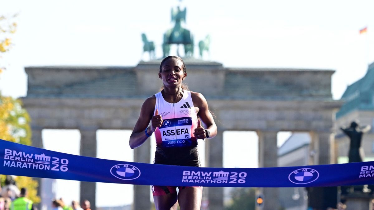 Berlin-Marathon: Krämpfe stoppen Tigst Assefa knapp vor dem Weltrekord