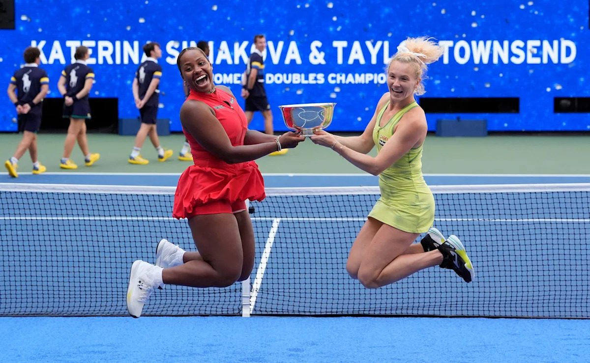 Townsend, Siniakova win US Open women's doubles title for career Grand Slam