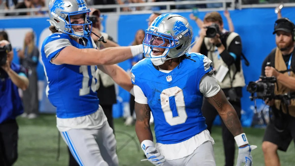 Jahmyr Gibbs' 3rd touchdown with 2:25 left lifts Lions to 31-24 win over Jets