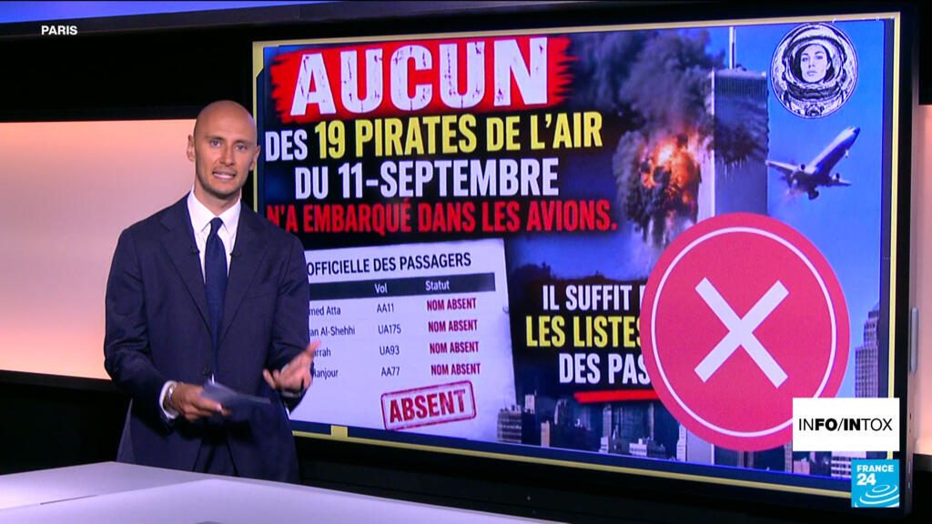 Les terroristes du 11 septembre pas dans les avions ? Attention à cette intox